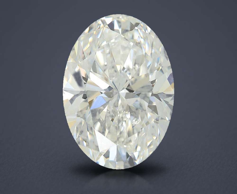5.49ct E VVS2 Rare Carat Ideal Cut Oval Lab Grown Diamond