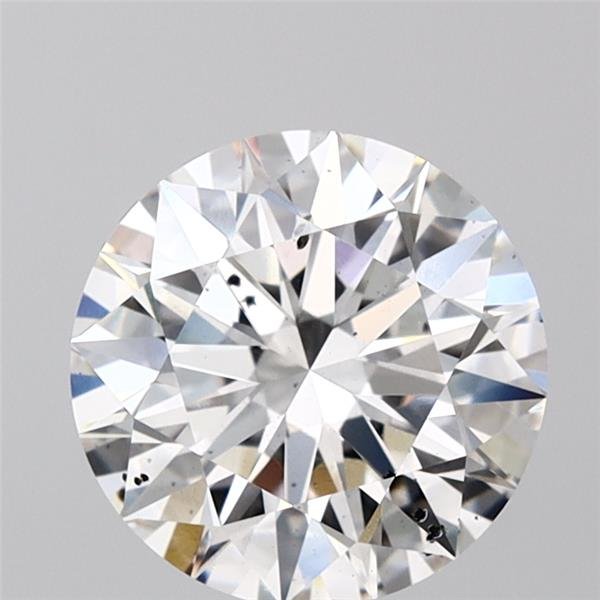 2.01ct F SI1 Rare Carat Ideal Cut Round Lab Grown Diamond