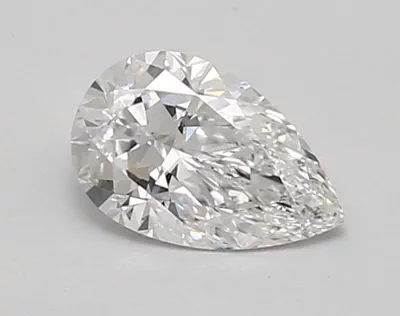 0.86ct D VVS2 Rare Carat Ideal Cut Pear Lab Grown Diamond