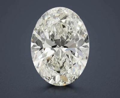 4.01ct J VVS1 Rare Carat Ideal Cut Oval Diamond
