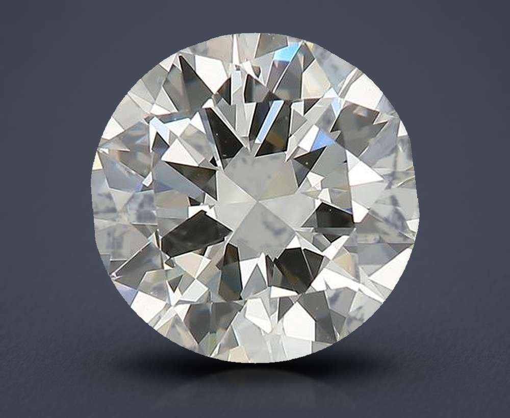 2.51ct J VVS1 Very Good Cut Round Diamond