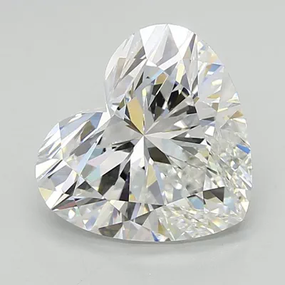 5.10ct D VS1 Rare Carat Ideal Cut Heart Lab Grown Diamond