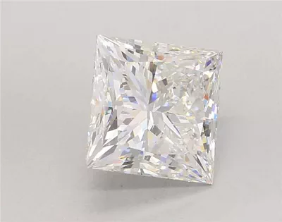 5.05ct E VVS2 Rare Carat Ideal Cut Princess Lab Grown Diamond