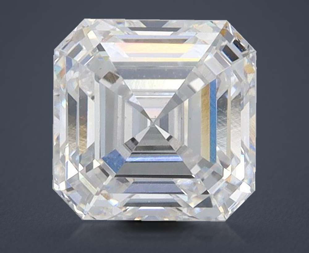 1.59ct D VS2 Rare Carat Ideal Cut Asscher Lab Grown Diamond