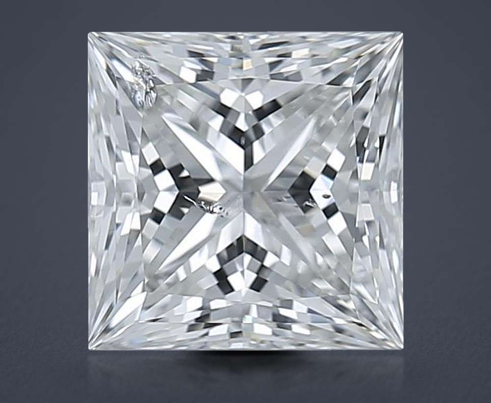 1.72ct I SI2 Rare Carat Ideal Cut Princess Diamond