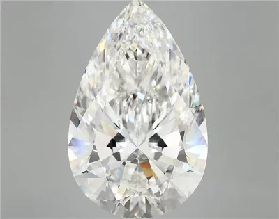11.70ct E VVS2 Rare Carat Ideal Cut Pear Lab Grown Diamond