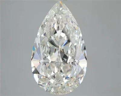5.26ct J SI1 Excellent Cut Pear Diamond