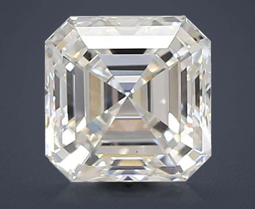 1.73ct F VS1 Rare Carat Ideal Cut Asscher Lab Grown Diamond