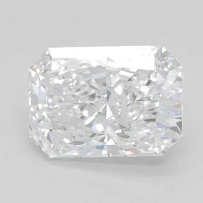 2.06ct D VVS2 Rare Carat Ideal Cut Radiant Lab Grown Diamond