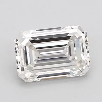 1.37ct E VS1 Rare Carat Ideal Cut Emerald Lab Grown Diamond
