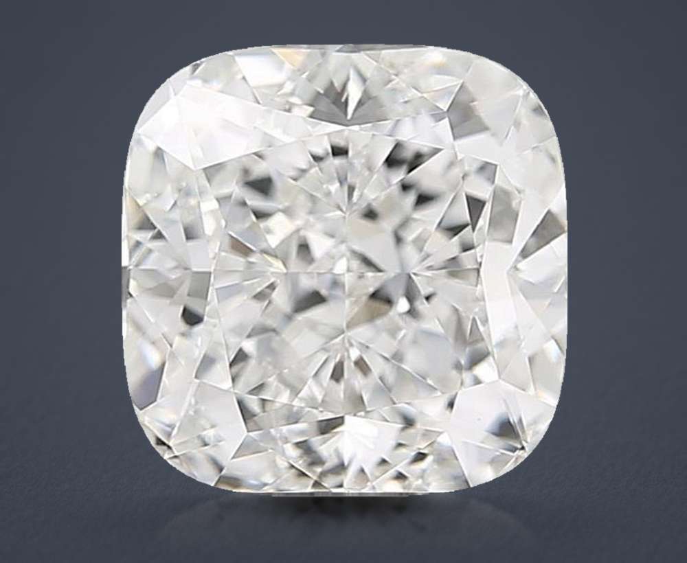 5.37ct E VVS2 Rare Carat Ideal Cut Cushion Lab Grown Diamond