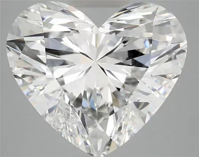 5.29ct E VS1 Rare Carat Ideal Cut Heart Lab Grown Diamond
