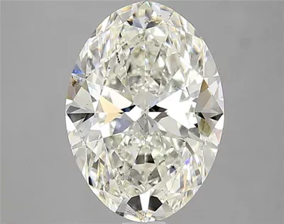 3.20ct I SI2 Rare Carat Ideal Cut Oval Diamond