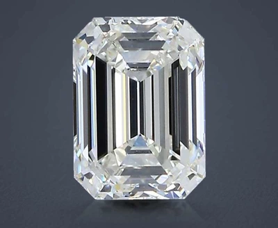 1.52ct J VVS1 Rare Carat Ideal Cut Emerald Diamond