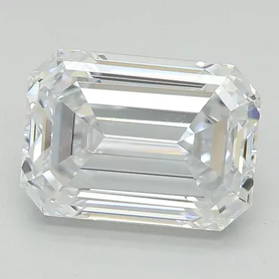 1.42ct E VVS2 Rare Carat Ideal Cut Emerald Lab Grown Diamond