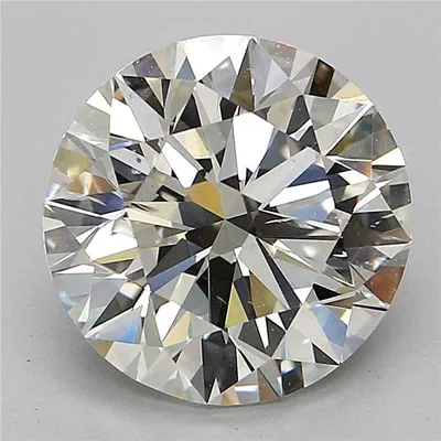 4.01ct J SI2 Rare Carat Ideal Cut Round Diamond
