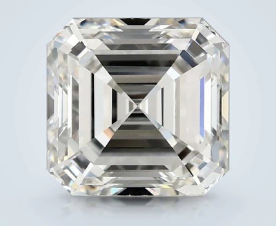 3.03ct F VVS2 Rare Carat Ideal Cut Asscher Lab Grown Diamond