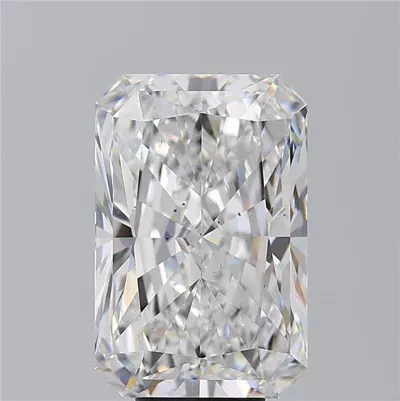 8.03ct D SI1 Rare Carat Ideal Cut Radiant Diamond