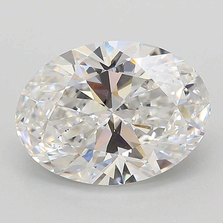 2.86ct E VS1 Rare Carat Ideal Cut Oval Lab Grown Diamond