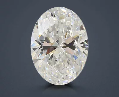 2.86ct E VS1 Rare Carat Ideal Cut Oval Lab Grown Diamond