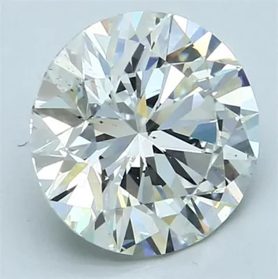 3.20ct J SI1 Rare Carat Ideal Cut Round Diamond