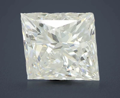 4.00ct F VVS2 Rare Carat Ideal Cut Princess Lab Grown Diamond