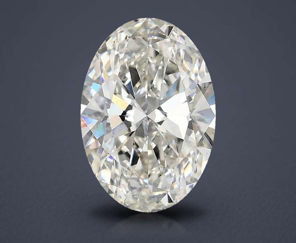 1.54ct G VS1 Rare Carat Ideal Cut Oval Lab Grown Diamond