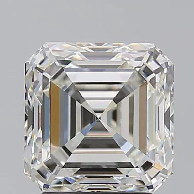 3.05ct I IF Rare Carat Ideal Cut Asscher Diamond