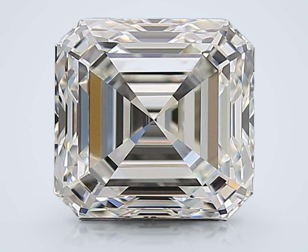 3.05ct I IF Rare Carat Ideal Cut Asscher Diamond