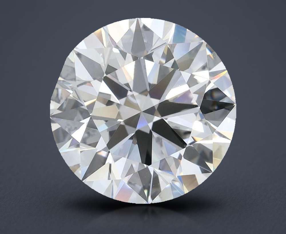 4.19ct D VVS1 Rare Carat Ideal Cut Round Lab Grown Diamond