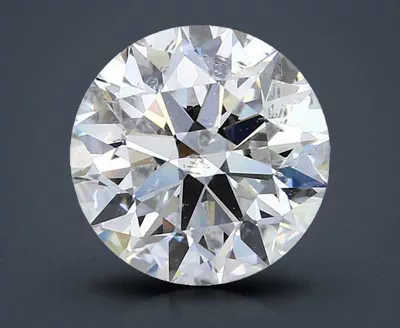 3.80ct F SI2 Rare Carat Ideal Cut Round Diamond