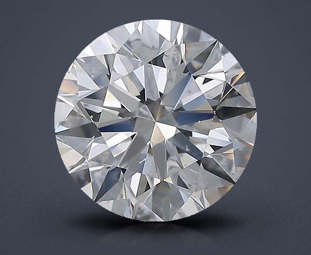 4.01ct D SI1 Rare Carat Ideal Cut Round Diamond