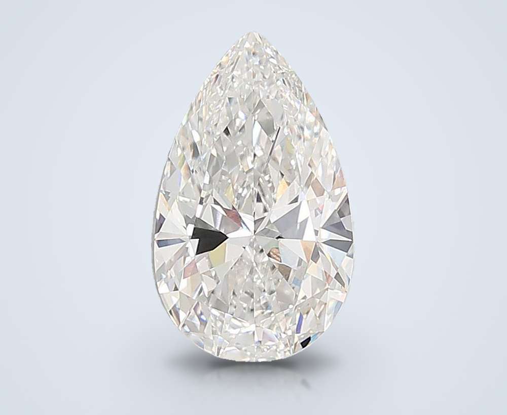 10.03ct E VVS2 Rare Carat Ideal Cut Pear Lab Grown Diamond