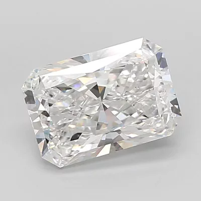 3.53ct E VS1 Rare Carat Ideal Cut Radiant Lab Grown Diamond