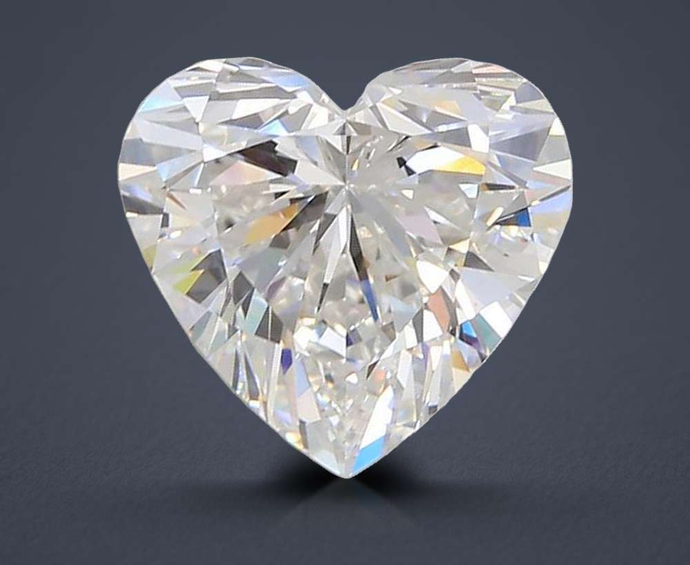 3.98ct E VS1 Rare Carat Ideal Cut Heart Lab Grown Diamond