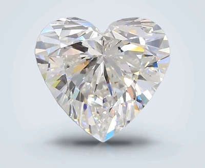 3.98ct E VS1 Rare Carat Ideal Cut Heart Lab Grown Diamond
