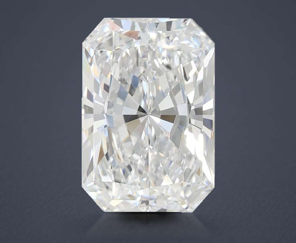 1.35ct D VVS1 Rare Carat Ideal Cut Radiant Lab Grown Diamond