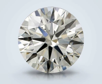 2.53ct K VS2 Rare Carat Ideal Cut Round Diamond