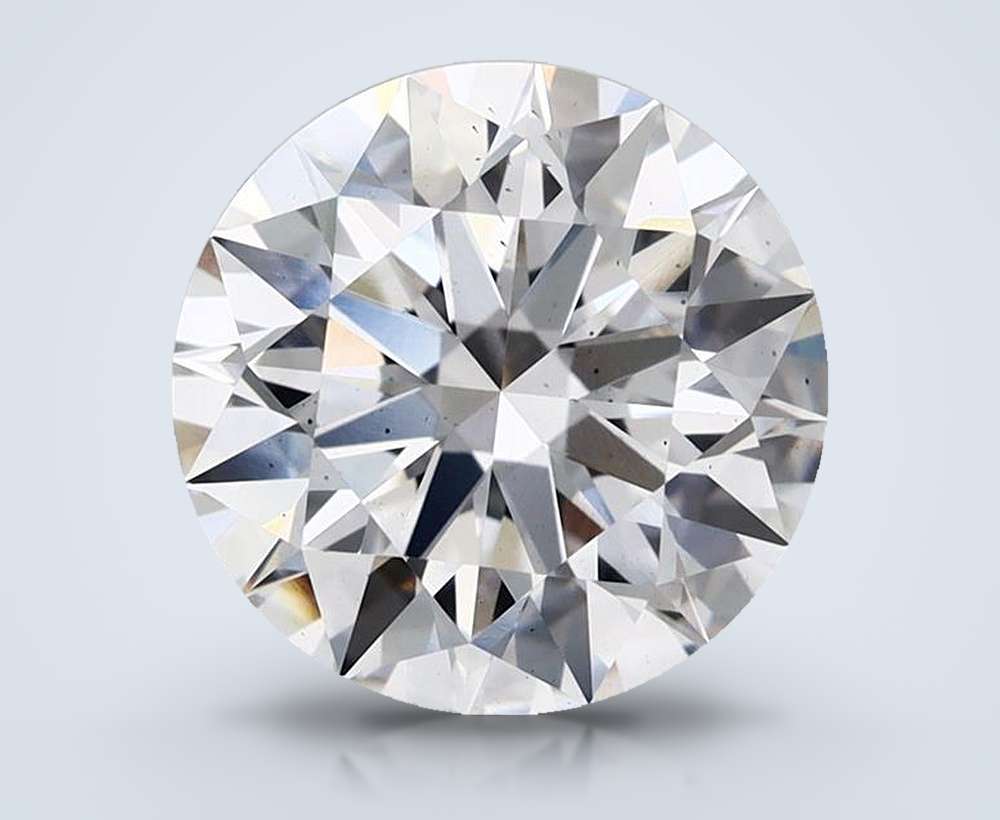 4.08ct E SI1 Rare Carat Ideal Cut Round Lab Grown Diamond