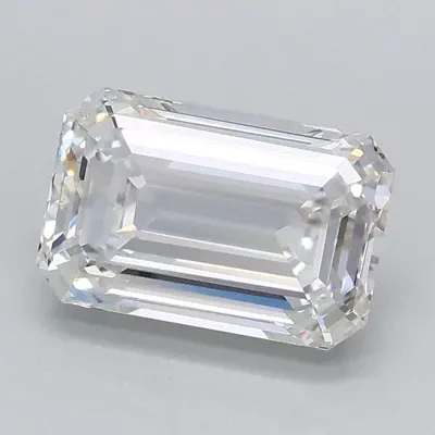 1.08ct E VS1 Rare Carat Ideal Cut Emerald Lab Grown Diamond