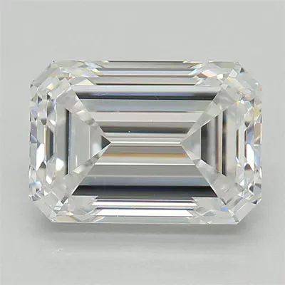 1.53ct D VS2 Excellent Cut Emerald Lab Grown Diamond
