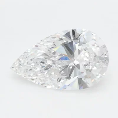 1.22ct D VS1 Rare Carat Ideal Cut Pear Lab Grown Diamond