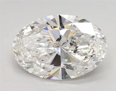4.00ct E VVS2 Rare Carat Ideal Cut Oval Lab Grown Diamond