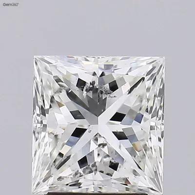 3.01ct H SI2 Very Good Cut Princess Diamond