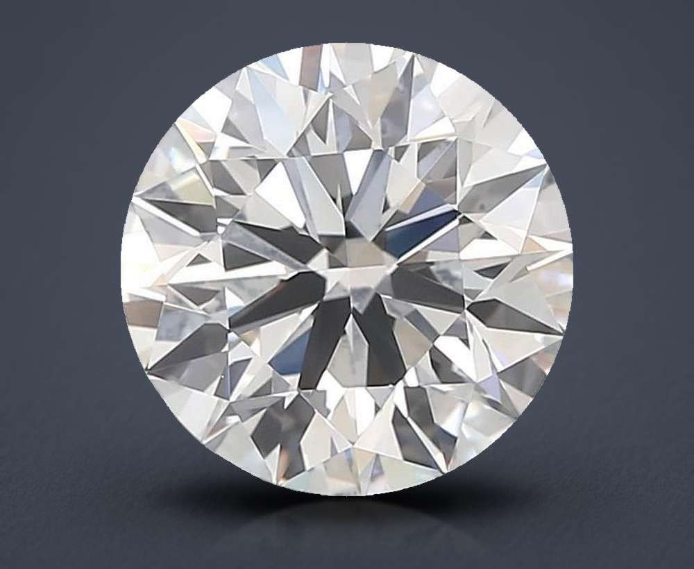 3.01ct F VVS1 Rare Carat Ideal Cut Round Lab Grown Diamond
