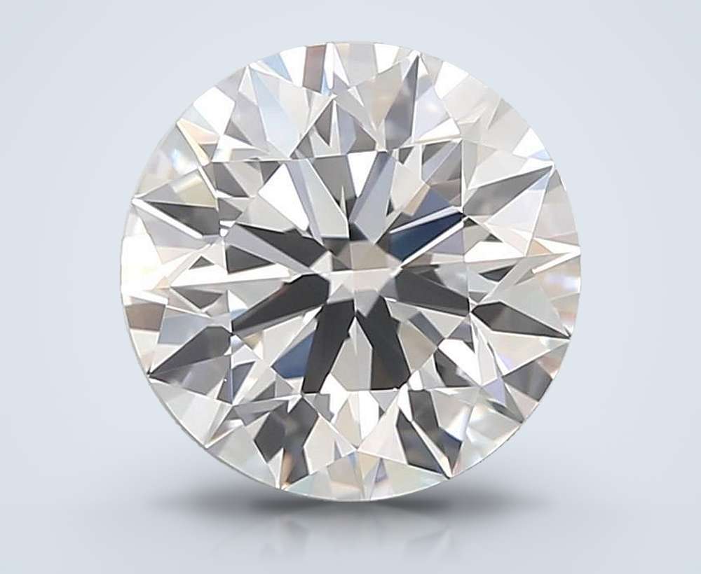 3.01ct F VVS1 Rare Carat Ideal Cut Round Lab Grown Diamond