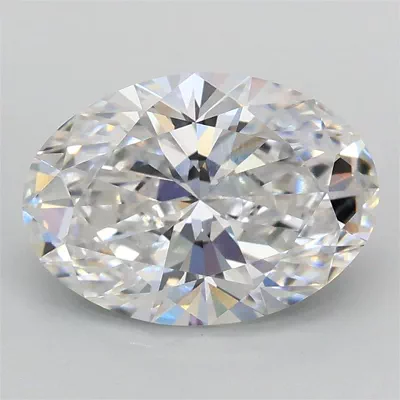 2.07ct E VVS2 Rare Carat Ideal Cut Oval Lab Grown Diamond