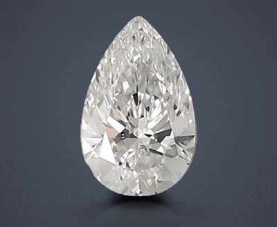 0.77ct D VVS1 Rare Carat Ideal Cut Pear Lab Grown Diamond