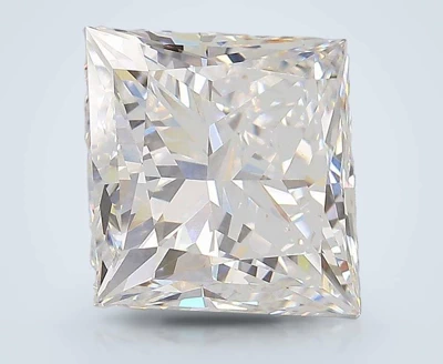 5.55ct E VVS2 Rare Carat Ideal Cut Princess Lab Grown Diamond