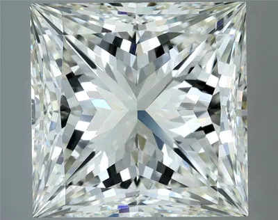 6.03ct K VVS1 Rare Carat Ideal Cut Princess Diamond